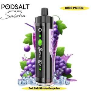 Pod Salt Shisha - Grape Ice