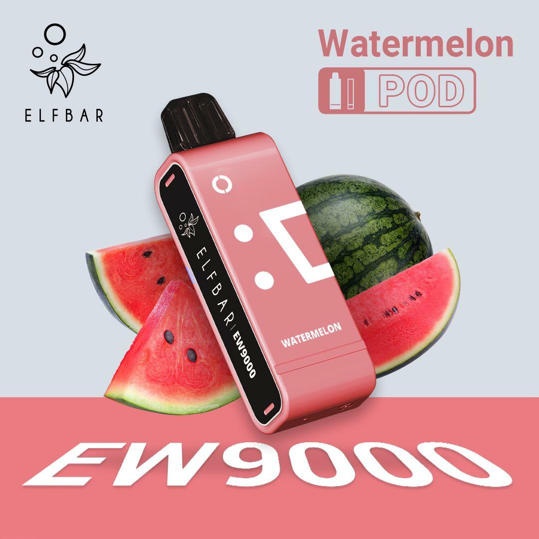 ELF BAR 9000 PUFFS 5% WATERMELON