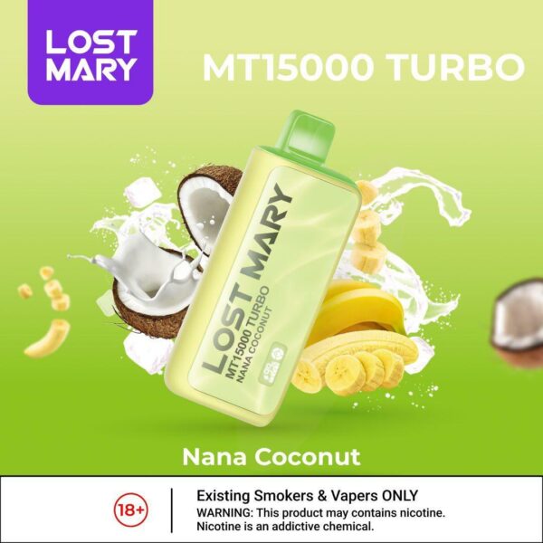 LOST MARRY 15000 PUFFS 5% NANA COCONUT